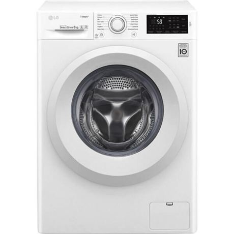 Masina de spalat rufe LG Titan F0J5NY3W, SpaSteam, 6 kg, 1000 rpm, 6 MOTION DD, Display, Inverter Direct Drive™, Slim, Alb