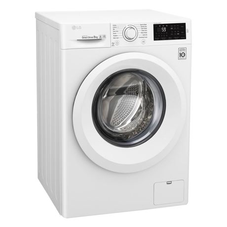 Masina de spalat rufe LG Titan F2J5TN3W, 8 kg, 1200 RPM, Direct Drive, Alb