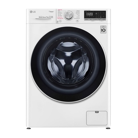 Masina de spalat rufe LG F2WN4S7S0, 7 kg, 1200 RPM, 14 programe, SpaSteam™, Wi-fi, Display LED, Inverter Direct Drive™, Slim, Alb