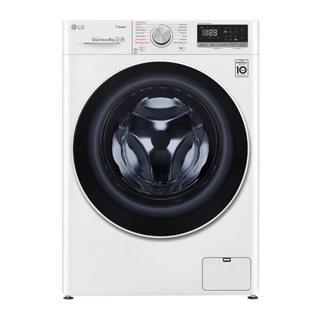 Masina de spalat rufe LG F4WN409S0, 9 kg, 1400 RPM, 14 programe, SpaSteam™, Wi-fi, Display LED, Inverter Direct Drive™, Alb