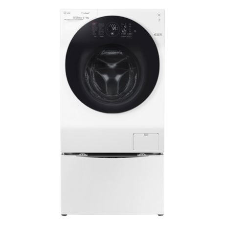 Masina de spalat rufe cu uscator LG TwinWash™ F6WD148TWIN , 12/8 Kg + 2 Kg Miniwash/ Uscare 8 Kg, 1600 rpm, WiFi, Big Touch LED, 116.5 x 70 cm, Alb