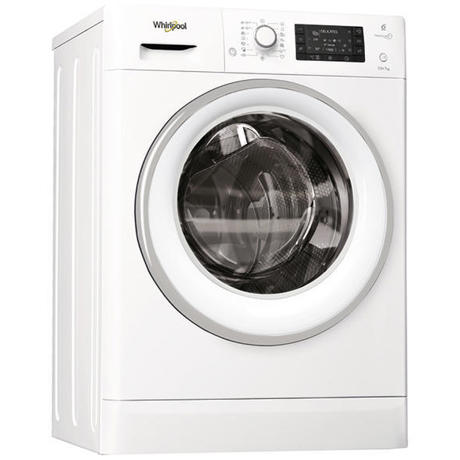Masina de spalat rufe cu uscator Whirlpool FWDD 1071681 WS, 10 kg spalare, 7 kg uscare, 1600 RPM, 6th Sense, Display digital, Alb