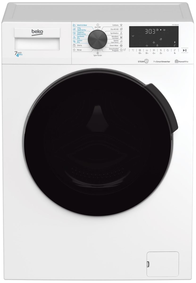 Masina de spalat rufe cu uscator Beko HTE7616X0 clasa E