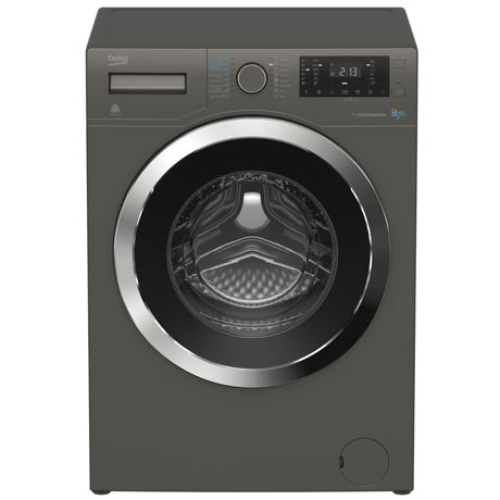 Masina de spalat rufe cu uscator Beko HTV8733XC0M, 8kg/5 kg, 1400 rpm, 16 programe, Gri