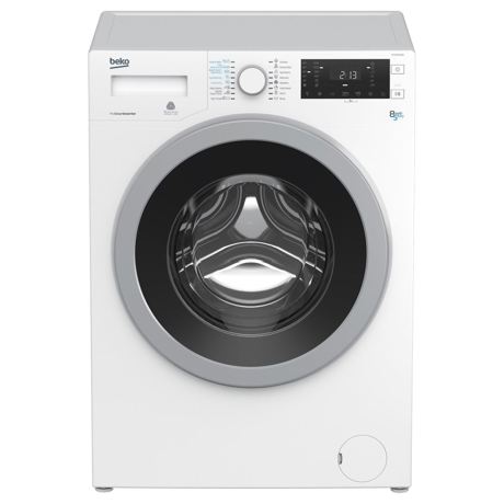Masina de spalat rufe cu uscator Beko HTV8733XS0, 1400 rpm, spalare 8kg/ uscare 5 kg, 16 programe, alb