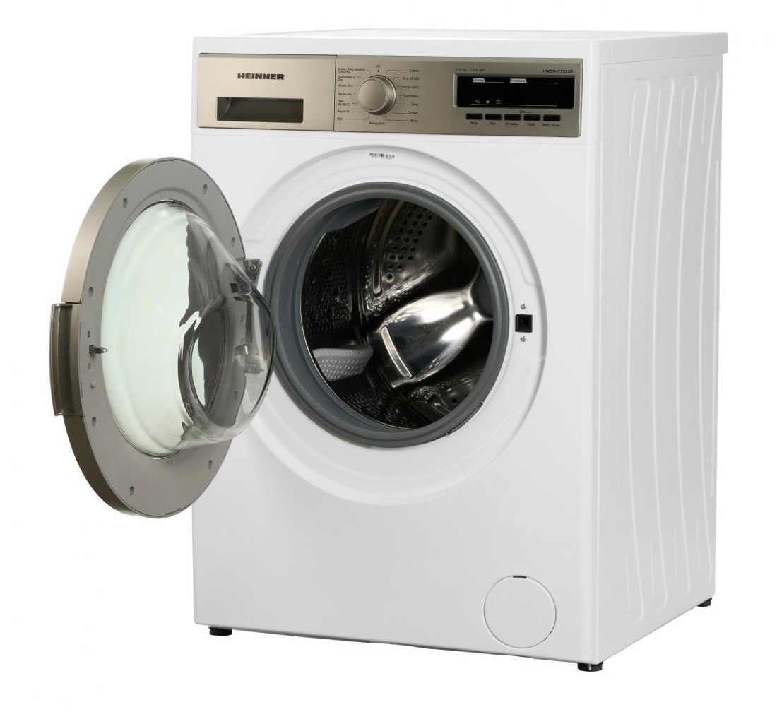 Masina de spalat rufe cu uscator Heinner HWDM-V7512D clasa D