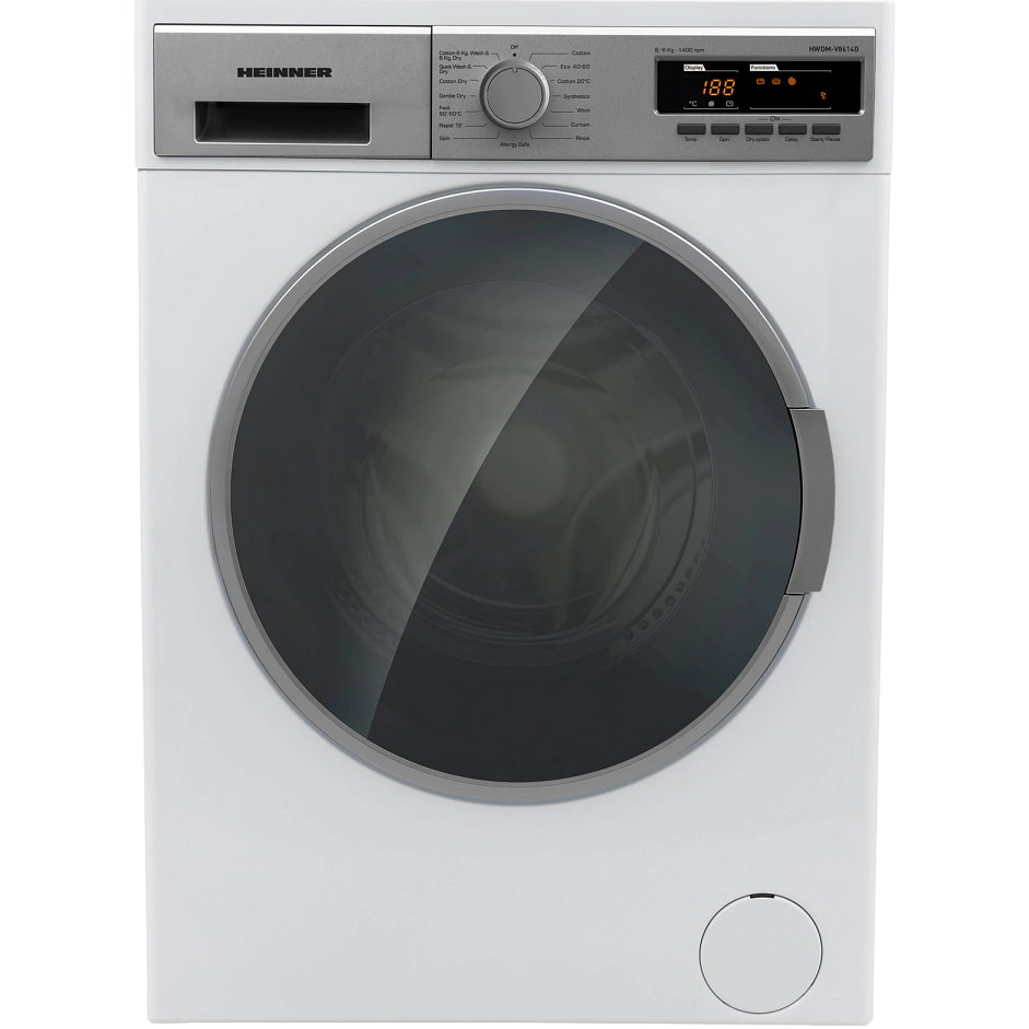 Masina de spalat rufe cu uscator Heinner HWDM-V8614D clasa D