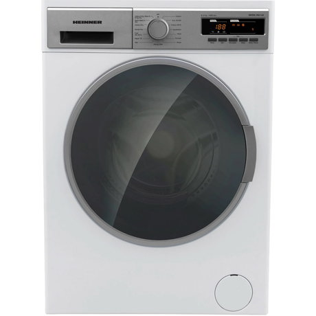 Masina de spalat rufe cu uscator Heinner HWDM-V8614D, Spalare 8 kg, Uscare 6 kg, 1400 RPM, Display, 15 programe, 60 cm, Alb
