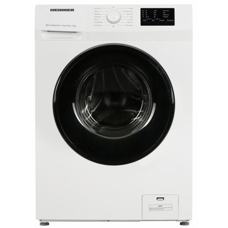 Masina de spalat rufe Heinner HWM-H6010E++, 6 kg, 1000 rpm, Display LED, 15 programe, Blocare acces copii, Alb