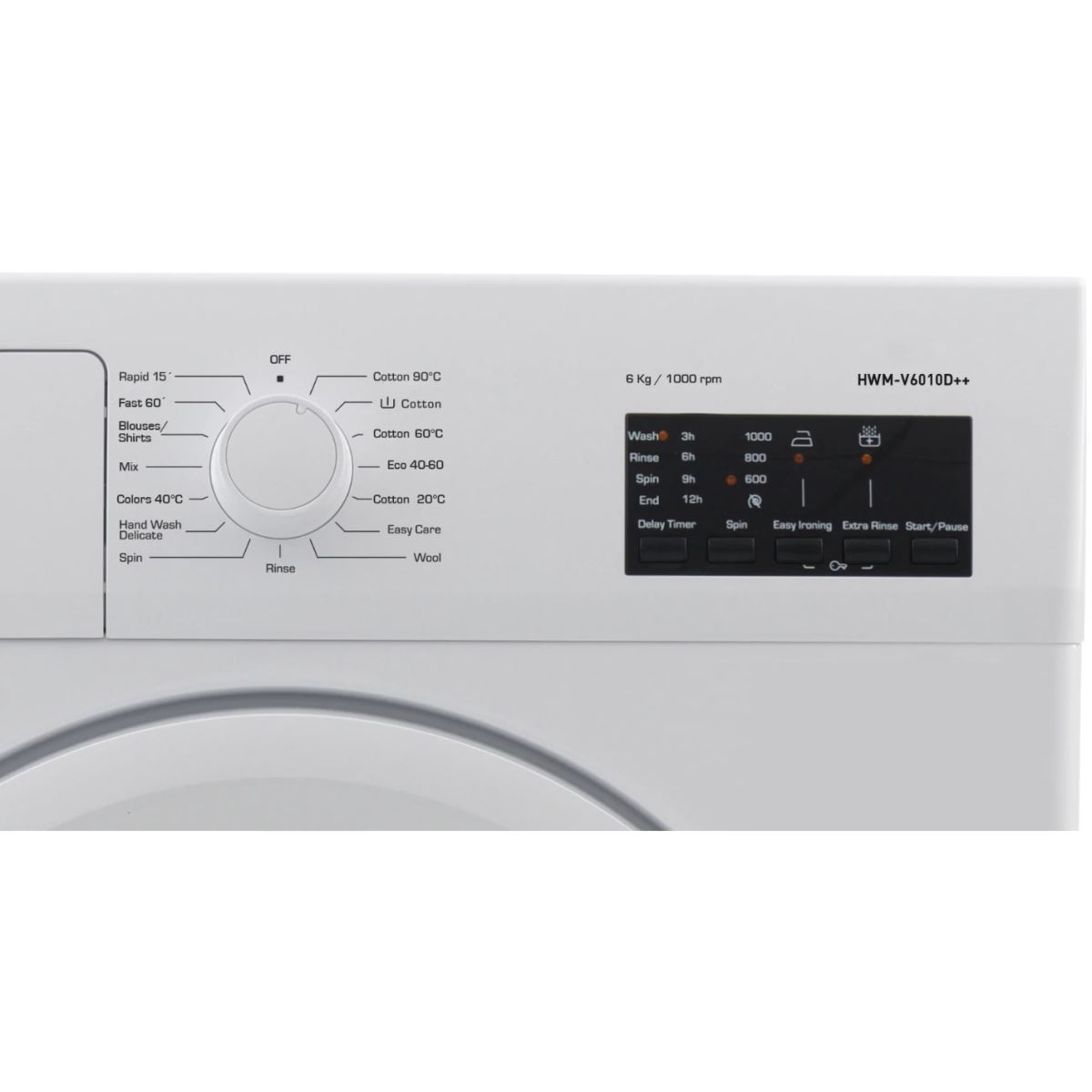 Masina de spalat rufe Heinner HWM-V6010D++ clasa D