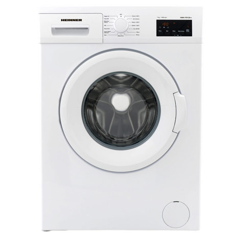Masina de spalat rufe Heinner HWM-V7012D++, 7 kg, 1200 rpm, Display, 15 programe, Blocare acces copii, Alb
