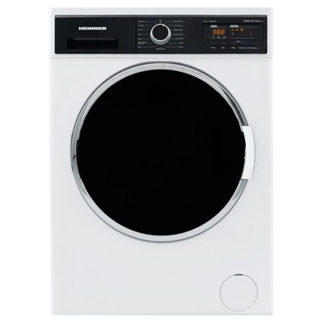 Masina de spalat rufe Heinner HWM-V7414D+++, 7 kg, 1400 rpm, Display, 15 programe, Blocare acces copii, Alb