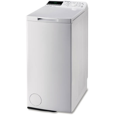 Masina de spalat rufe cu incarcare verticala Indesit ITW E 71252 W, 7 kg, 1200 RPM, LCD, Alb