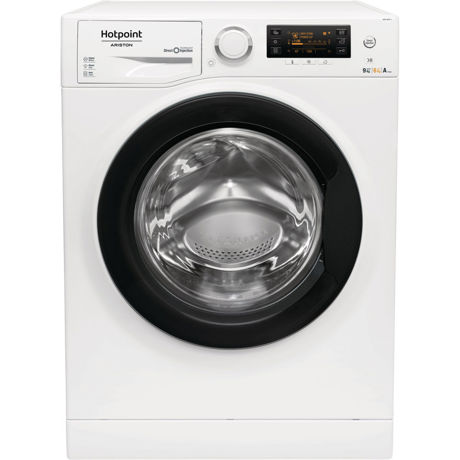 Masina de spalat rufe cu uscator Hotpoint Ariston RDPD 96407 JD EU, 9/6 kg, 1400 RPM, Alb