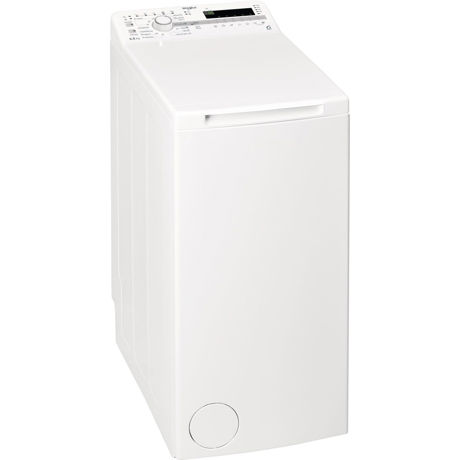 Masina de spalat rufe cu incarcare verticala Whirlpool TDLR 55020S EU/N, 6th Sense, 5.5 kg, 1000 rpm, Alb