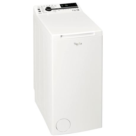 Masina de spalat rufe cu incarcare verticala Whirlpool TDLRB65242BSEUN, 6,5 kg, 1200 rpm, 6th Sense, ZenTechnology, FreshCare, Display, Alb