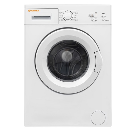 Masina de spalat rufe Vortex VMA61001V, 6 kg, 1000 RPM, 15 programe, Alb