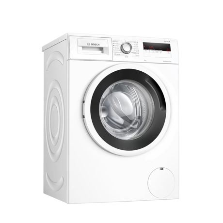 Mașina de spălat rufe Bosch WAN24164BY, 8 kg, 1200 rpm, Functie Reîncărcare, Display, Sistem 3D AquaTronic, Alb