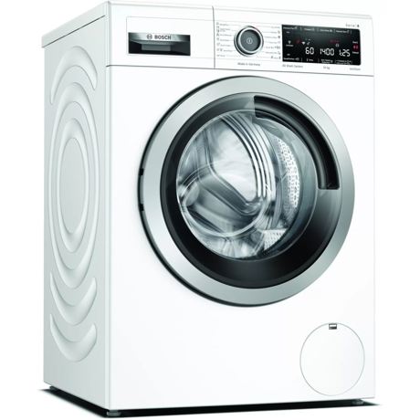 Mașina de spălat rufe Bosch WAX28MH0BY, 10 kg, 1400 rpm, Functie Reîncărcare, Display LED, Sistem automat Anti-pete, Home Connect, Alb