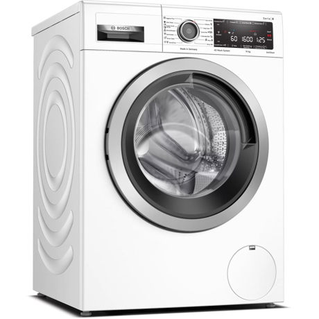 Mașina de spălat rufe Bosch WAX32MH1BY, 10 kg, 1600 rpm, Sistem automat Anti-pete, Home Connect, Functie Reincarcare, Display LED, Blocare acces copii, 60 cm, Alb