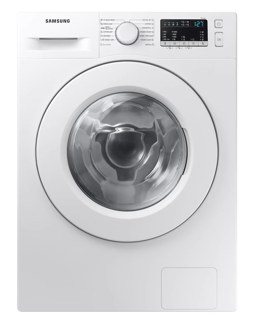 Masina de spalat rufe cu uscator Samsung WD70T4046EE, 7 kg/4 kg, 1400 rpm, Hygiene Steam, Display LED, Motor Digital Inverter, Alb