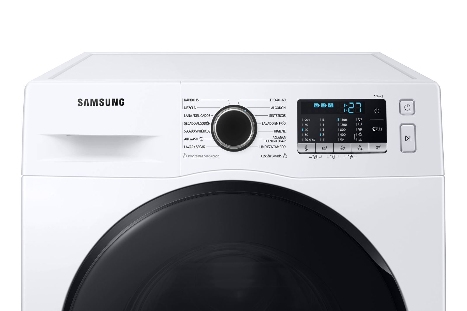 Masina de spalat rufe cu uscator Samsung WD80TA046BE/LE