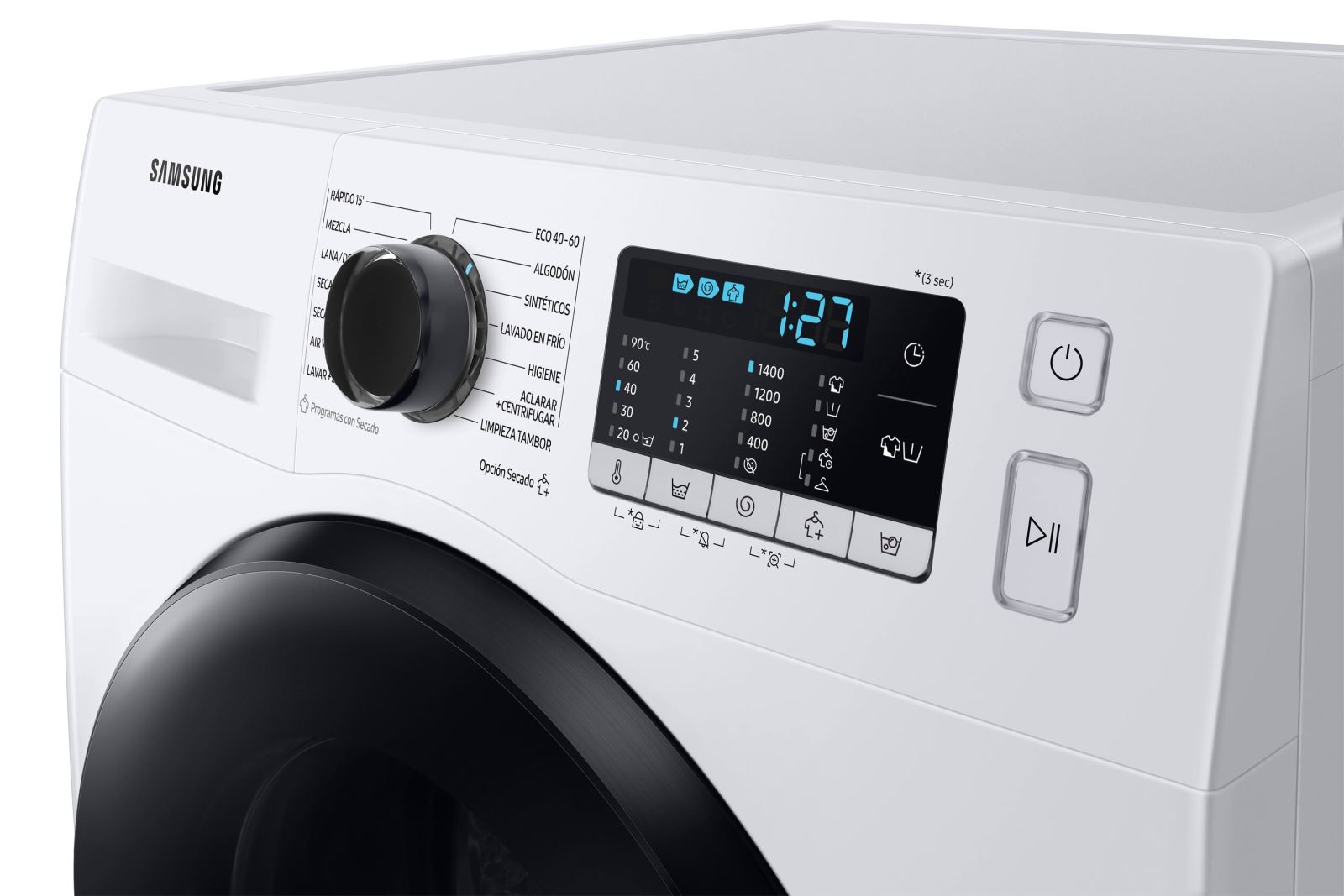 Masina de spalat rufe cu uscator Samsung WD80TA046BE/LE