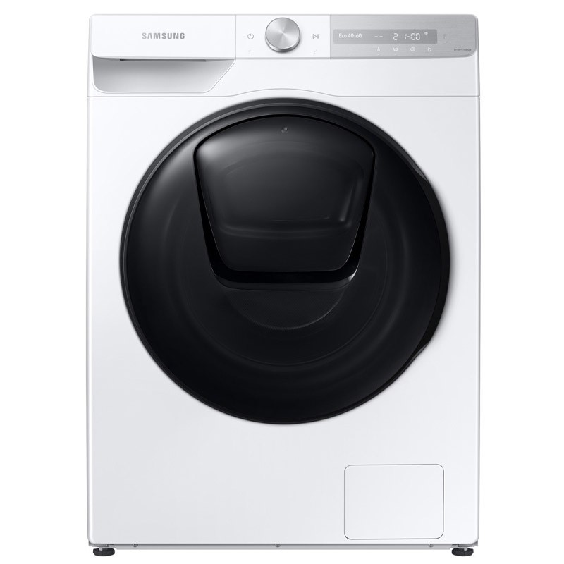 Masina de spalat rufe cu uscator Samsung WD90T754DBH, 9 kg/6 kg, 1400 rpm, Hygiene Steam, AI Control, Bubble Soak, Wi-Fi, Motor Digital Inverter, Alb