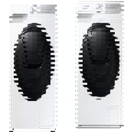 Masina de spalat rufe cu uscator Samsung WD90T754DBH, 9 kg/6 kg, 1400 rpm, Hygiene Steam, AI Control, Bubble Soak, Wi-Fi, Motor Digital Inverter, Alb