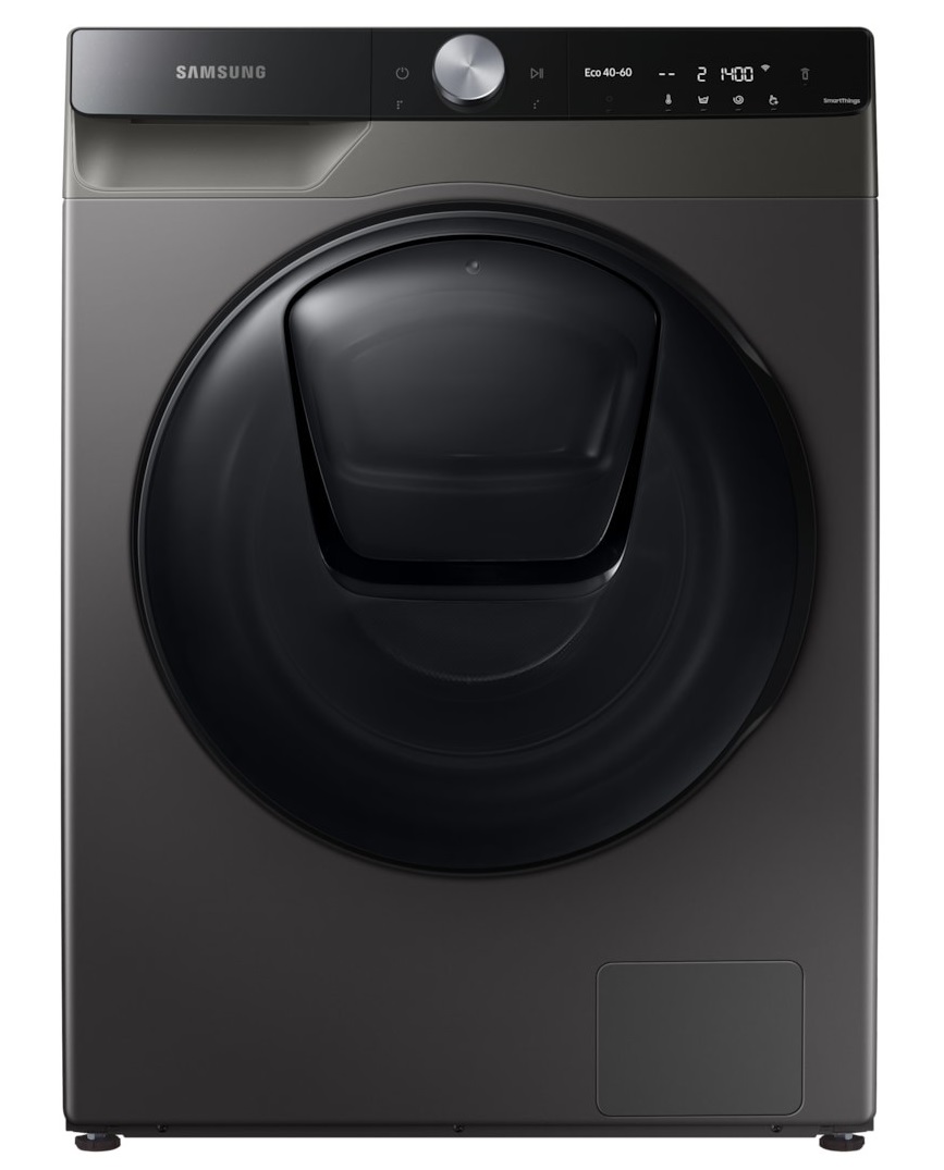 Masina de spalat rufe cu uscator Samsung WD90T754DBX, 9 kg/6 kg, 1400 rpm, Hygiene Steam, AI Control, Bubble Soak, Wi-Fi, Motor Digital Inverter, Inox