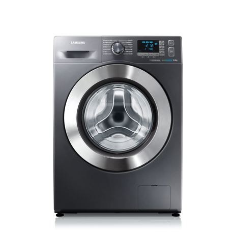Masina de spalat rufe Samsung Eco Bubble WF80F5E5W4X, 8 kg, 1400 RPM, Inox