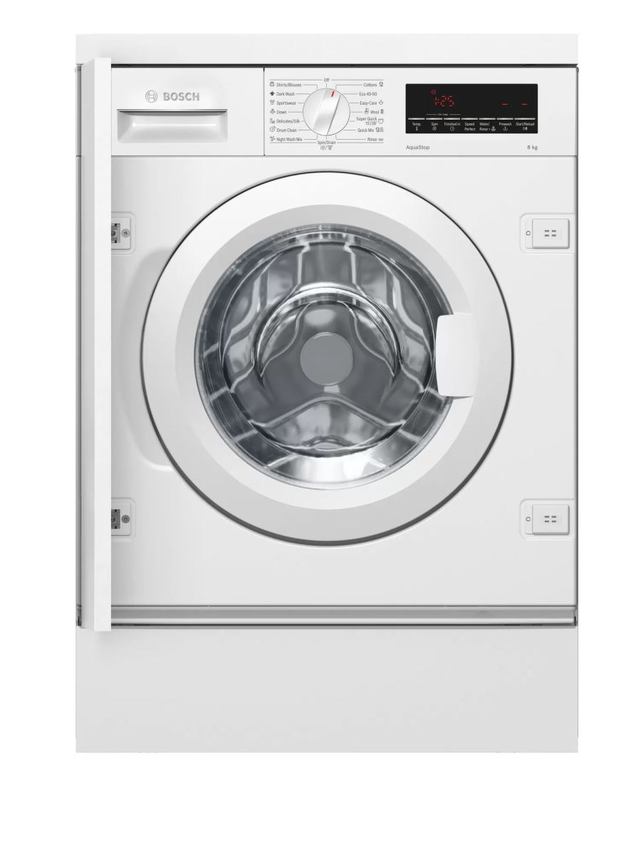 Mașina de spălat rufe încorporabilă Bosch WIW28541EU, 8 kg, 1400 rpm, Functie Reîncărcare, Display LED, TimeLight