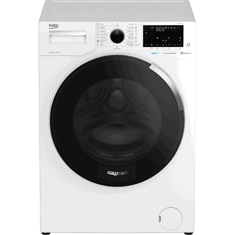 Masina de spalat rufe Beko WTE10744N, 10 kg, 1400 rpm, 15 programe, Motor ProSmart Inverter, SteamCure, HomeWhiz, AddXtra, Child Lock, Alb