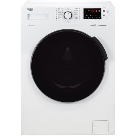 Masina de spalat rufe Beko WUE7612XST, 7 kg, 1200 rpm, 15 programe, SteamCure, AddXtra, Motor ProSmart™ Inverter, Alb