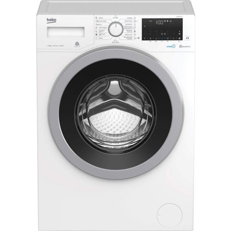 Masina de spalat rufe Beko WUE8736XST, SteamCure™, 8 kg, 1400 rpm, 15 programe, Display digital, HomeWhiz, Motor ProSmart™ Inverter, Alb