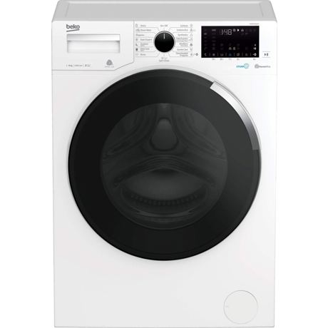 Masina de spalat rufe Beko WUE8746XWST, SteamCure™, 8 kg, 1400 rpm, 15 programe, Display digital, HomeWhiz, Motor ProSmart™ Inverter, Alb