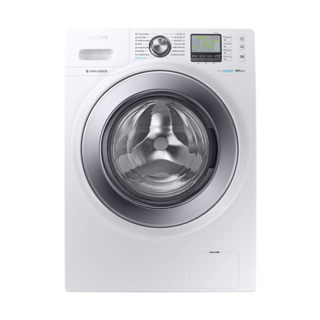 Mașină de spalat rufe Samsung WW12R641U0M, 12 kg, 1400 rpm, Display LED, Eco Bubble, Program aburi, Smart Check, Funcție „Child Lock”, Latime 60 cm, Motor Digital Inverter, Alb