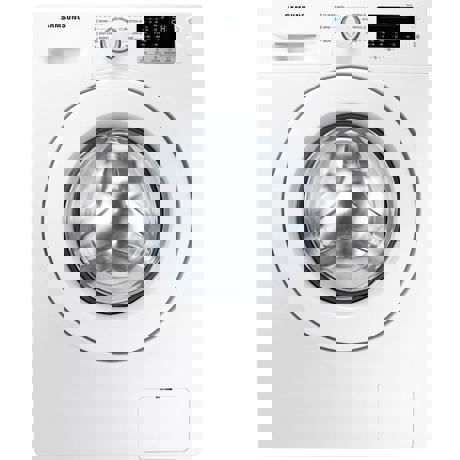 Masina de spalat rufe Samsung WW60J3280LW1LE, 6 kg, 1200 rpm, Rezistență ceramică, Blocare copii, Slim, Alb