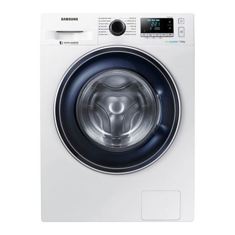 Masina de spalat rufe Samsung Eco Bubble WW70J5246FW, 7kg, 1200rpm, Display, Inverter, Alb