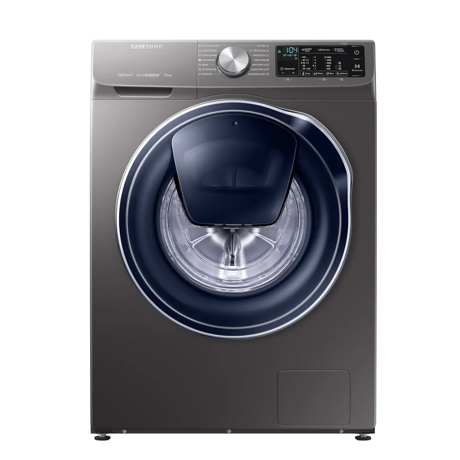 Masina de spalat rufe Samsung WW70M644OPX, 7 kg, 1400 RPM, QuickDrive™, Eco Bubble™, Display LED, Motor Digital Inverter, Argintiu, Ușă Crystal Gloss