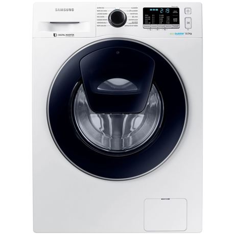 Masina de spalat rufe Samsung Eco Bubble AddWash WW80K5410UW, 1400 RPM, 8 kg, Inverter, Alb