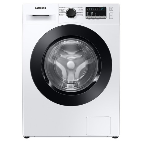 Masina de spalat rufe Samsung WW80T4040CE, 8 kg, 1400 RPM, Clasa D, Hygiene Steam, Display LED, Digital Inverter, Alb, Hublou negru
