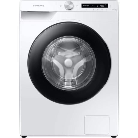 Masina de spalat rufe Samsung WW80T534DAW, 8 kg, 1400 rpm, Hygiene Steam, AI Control, Bubble Soak, Wi-Fi, Dispensor detergent automat, Motor Digital Inverter, Alb