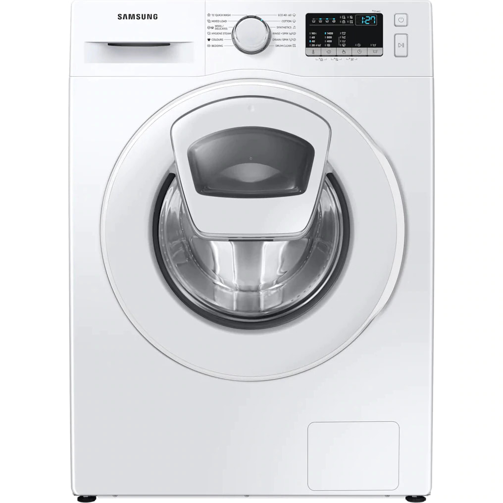 Masina de spalat rufe Samsung WW90T4540TE, 9 kg, 1400 rpm, Hygiene Steam, Display LED, Motor Digital Inverter, AddWash, Alb