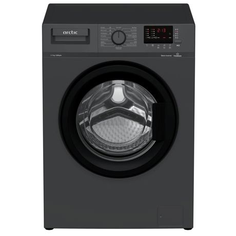 Masina de spalat rufe Arctic APL71224XLAB, 7 kg, 1200 rpm, Motor Silent Inverter, Add In, Child Lock, ExtraSteam, Negru