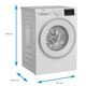 Masina de spalat rufe Beko B3WFU7704WB clasa D