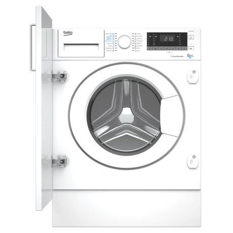 Masina de spalat rufe cu uscator incorporabila Beko HITV 8733 B0, 8 kg/5 kg, 1400 rpm, 16 programe, Inverter