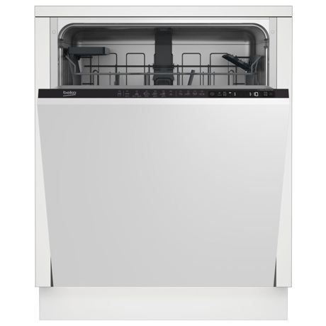Masina de spalat vase Beko DIN26421, Total incorporabila, 14 seturi, 6 programe, LCD, 60 cm
