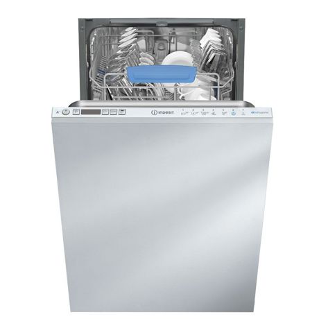 Masina de spalat vase Indesit DISR 57H96 Z, Total incorporabila, 45 cm, 10 seturi, 7 programe
