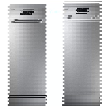 Masina de spalat vase independenta Samsung DW60A6082FS/EO, 13 seturi, 7 programe, Hygiene Care, Auto Open, Display LCD, Clasa D, 60 cm, Silver